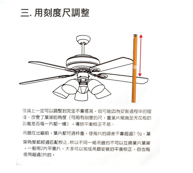 用刻度尺調整