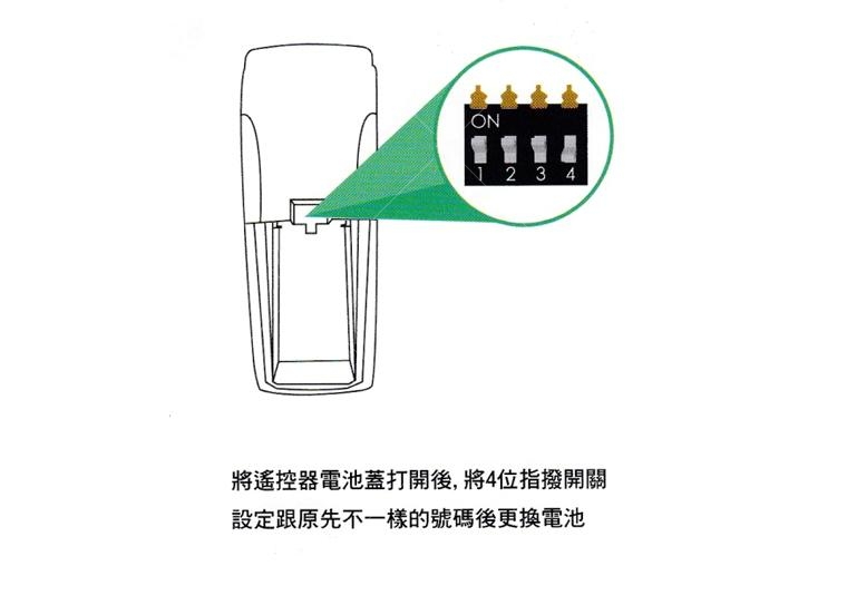 吊扇遙控器設定